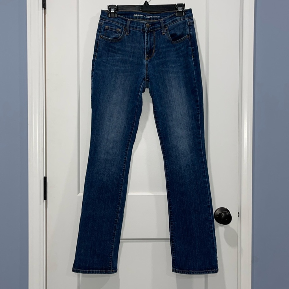 Old Navy- mid-rise curvy jeans